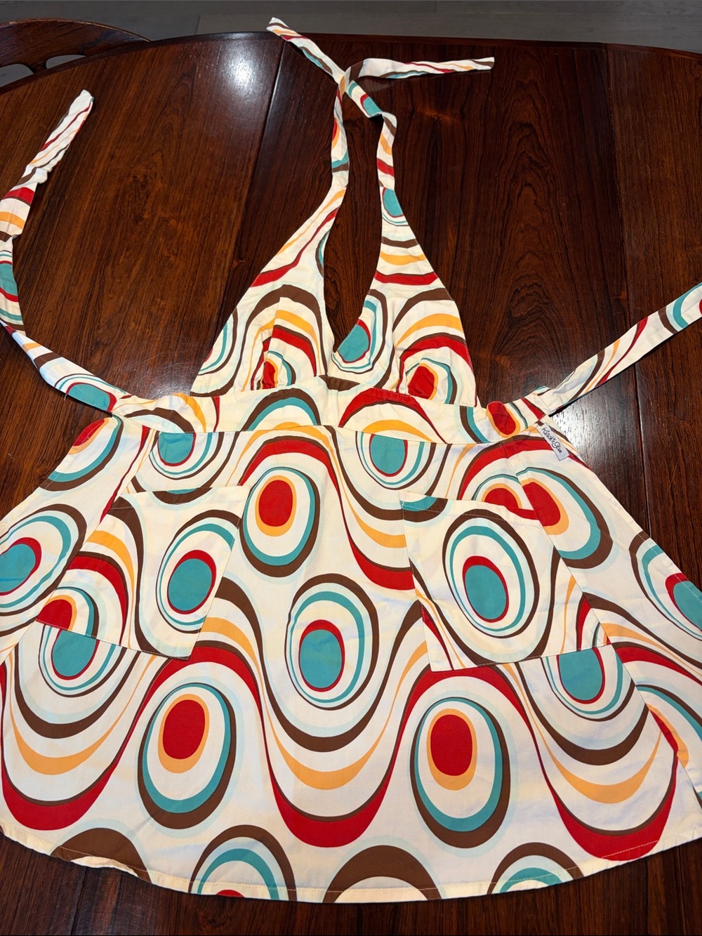 Women’s Multi-Color Apron with Halter Top. Anthropolgie